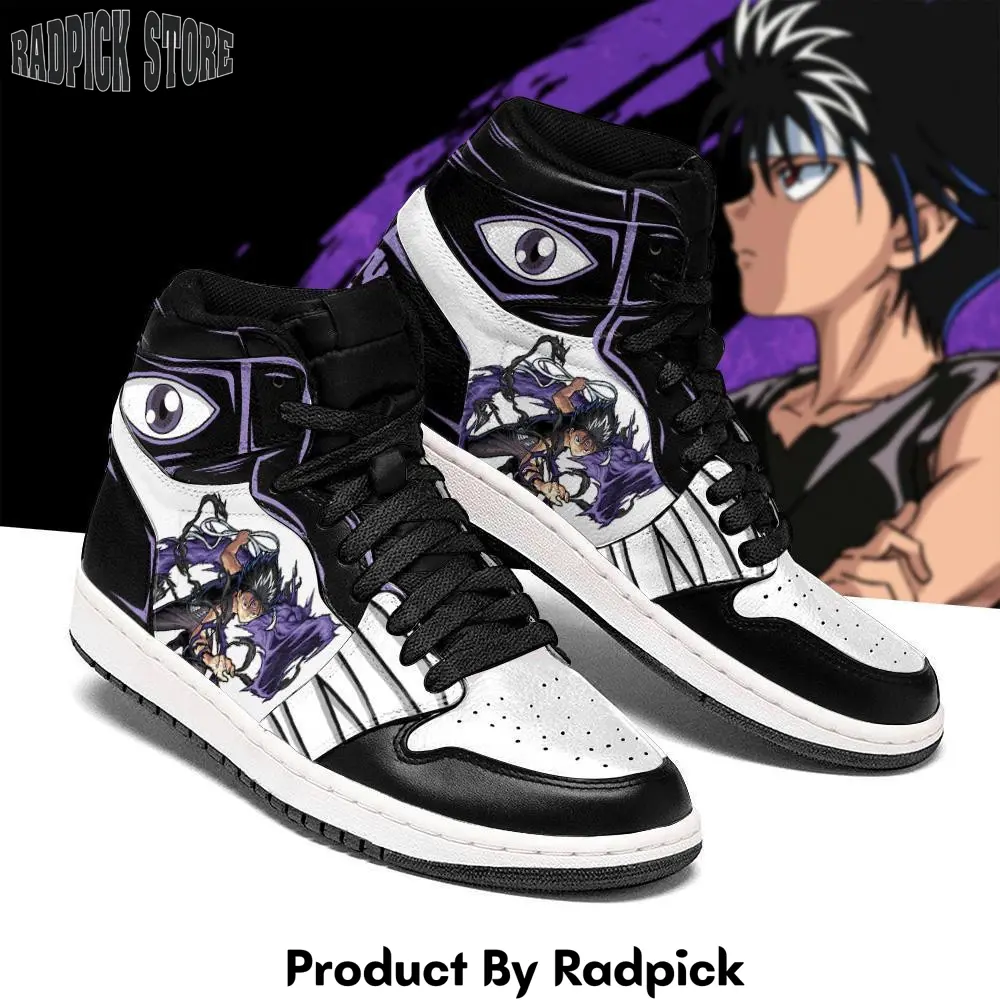 Yu yu hakusho jaganshi hiei air jordan high top sneakers anime mn08  rp0359212